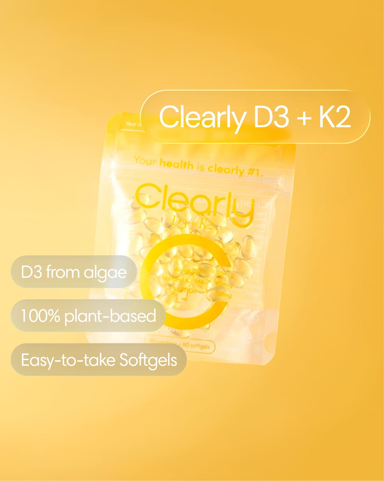  Clearly - D3 + K2