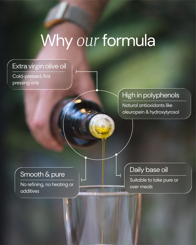 Clearly Extra Virgin Olive Oil bottle with golden liquid, small size, showcasing high-quality olive oil in a clear glass bottle.